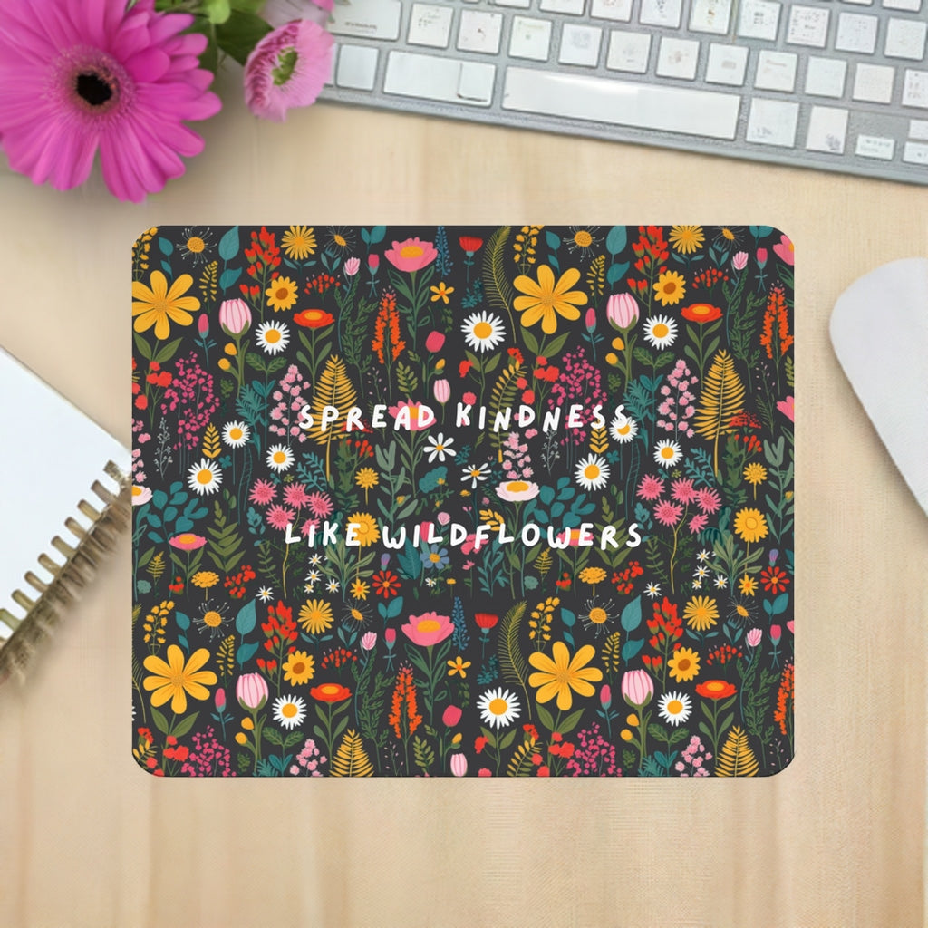 Mousepad „Spread Kindness Like Wildflowers“
