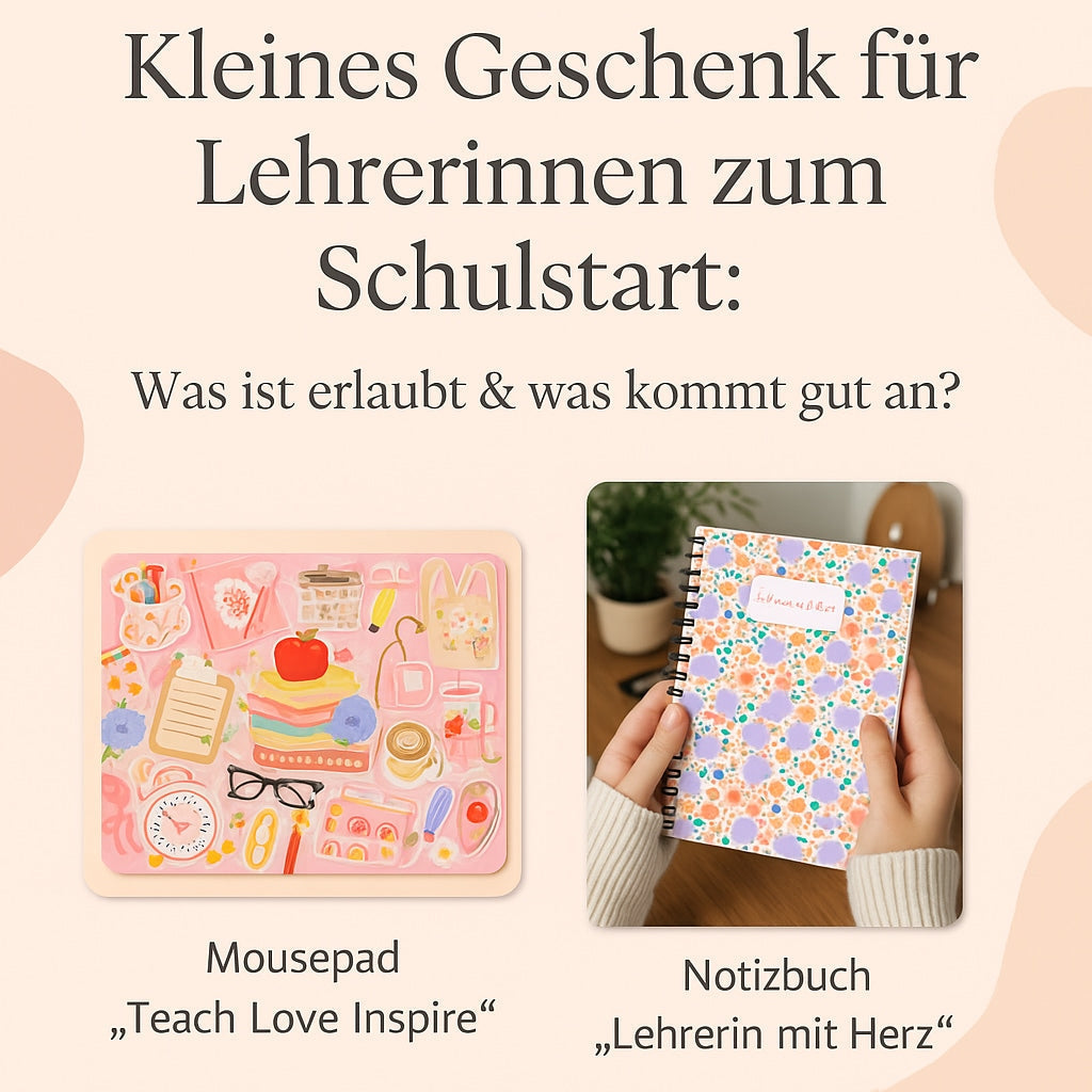 Kleines Geschenk für Lehrerinnen zum Schulstart: Was ist erlaubt & was kommt gut an?